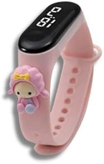 ZOVUTA Digital Dial Waterproof Stylish and Fashionable Wrist Smart Watch LED Band for Kids, Rakhi, Colorful Cartoon Character Super Hero for Boys & Girls (Removable silicon strap)