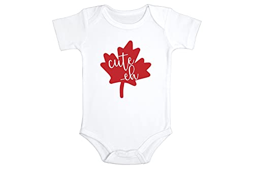 Cute-eh Canadian Baby Bodysuit | Baby Gift | Canada Baby Jumpsuit
