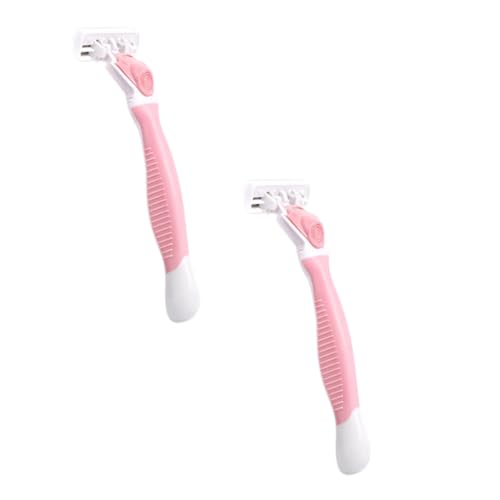 LIFKOME Armpit Hair Removal Razor Kit 2pcs Shaving Razor for Men Women Non-slip Handle for Travel