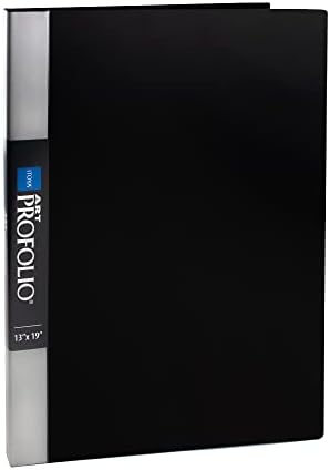 Itoya Original Art ProFolio 13x19 Black Photo Album Book with 48 Pages - Photo Album Art Portfolio Folder for Artwork - Picture Book Portfolio Binder - Presentation Binder Photo Book