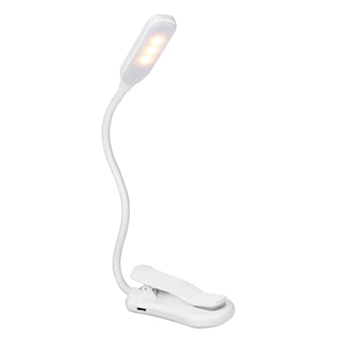 NUOBESTY 360Grado Escritorio Con Clip USB De Lectura Con Táctil Para Estudio y Cuidado Aprendizaje LED