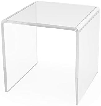 FixtureDisplays® Set of 24 Clear Acrylic Riser: 3"W x 3"D x 3"H, 1/8" Thick 20042
