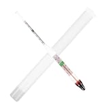 Toyvian 1 Satz Salzgehaltmesser für Meerwasser Aquarium Aquarium Hydrometer Dichte Ozeandekor Aräometer für Aquarien groß Meersalz Tank Präzisions-Aräometer Salzwasseraquariumzubehör Glas