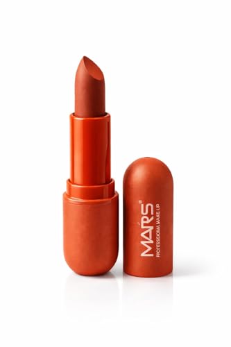 Image of Mars-Matte Creamy Lipstick | Non-drying, Highly pigmented Lipstick | Shade- multisades, 3.8gm| (WARM TERRA COTTA)
