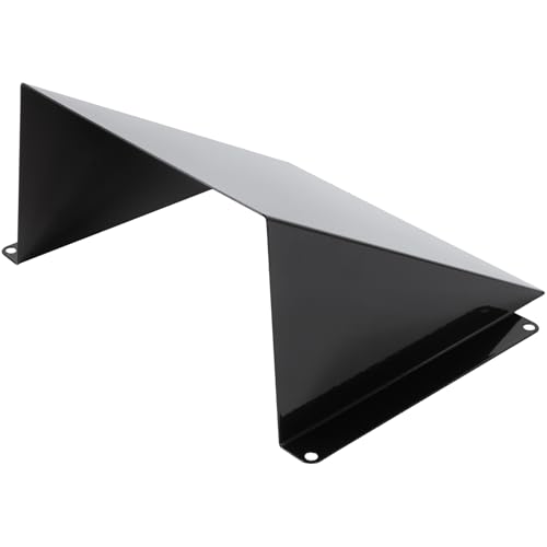 Vent Systems 150 x 150 mm Couvre-grille d’aération noir – Grille en acier zingué avec bride – Couvercle inoxydable à haute résistance – Pour mur extérieur, garage, ventilation domestique et systèmes d – vue 7