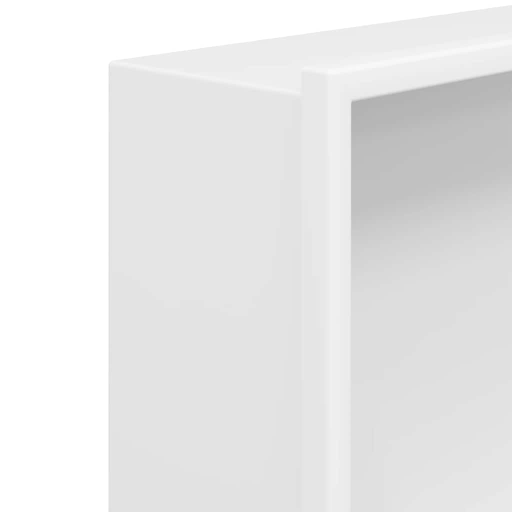 vidaXL Nicchia per Doccia Bianco Opaco 62x32x9cm in Acciaio Inox