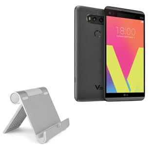 BoxWave Stand and Mount Compatible with LG V20 - VersaView Aluminum Stand, Portable, Multi Angle Viewing Sturdy