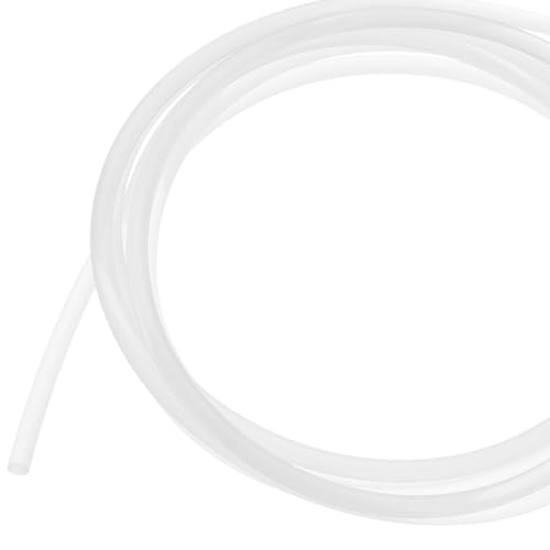 BENECREAT 118inch Upholstery Firm Silicone Foam Welt Cord Piping, 6mm White Rubber Solid Piping Cord for Bag Handle, Sofa, Chair, Table Runner, DIY Leather Crafts