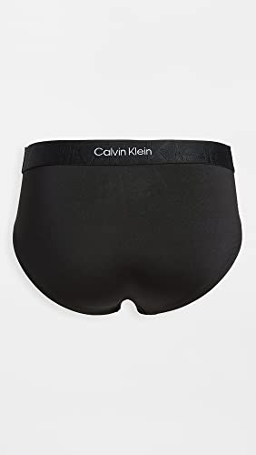 Calvin Klein underwear Men's Monolith Hip Briefs, Black, M3