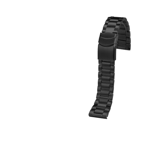 Bracelet acier inoxydable 22mm compatible montre Luminox 3051bo noir argent