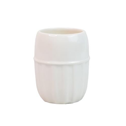 Image of Ceramic Bathroom Accessories Set for Utility and Bathroom Decor | Liquid Soap Dispenser, soap Tray, Toothbrush Holder (Exclusive Bathroom Set) (White)