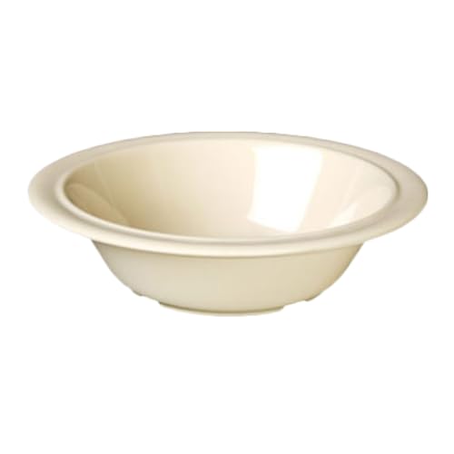 FSE NS307T Soup/Cereal Bowl, 12 oz., 6-3/8" Dia., Break-Resistant, Dishwasher Safe, BPA Free, Melamine, NuStone Tan, NSF, Pack of 12