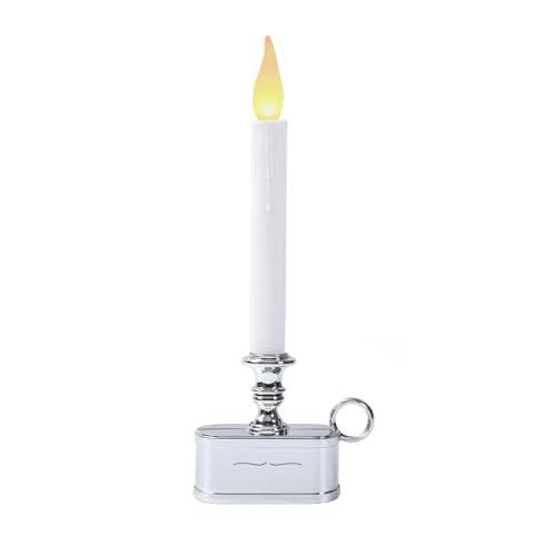 Image of Window Candles Battery Operated with Timer 8 Hours on and 16 Hours Off Led Warm White with Flicker Flame
