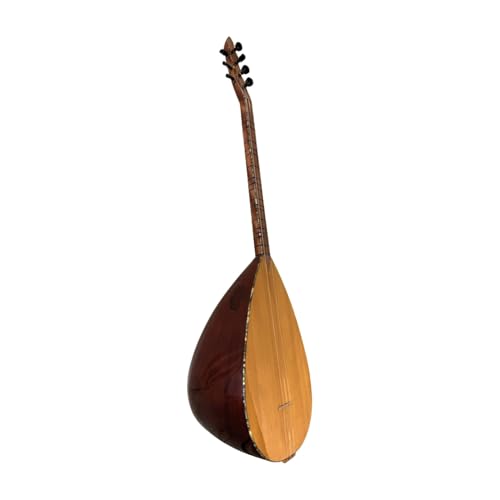 Premium Kisa Sap Ceviz Baglama Saz Noktali klavye | Premium Kurzhals Baglama Saz Walnuss Klaviatur mit Punkten