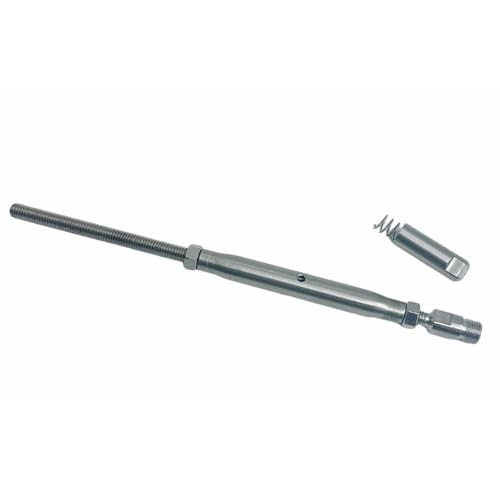 Prolinemax Marine T316 Stainless Steel 1/8" Push and Go Threaded Turnbuckle 1/4"-20 Thread miniatura 4