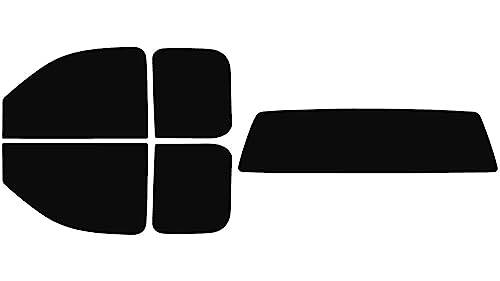 The Tint Effect Precut Window Tint Kit Compatible with GMC Sierra 2500 3500 HD Double Cab Truck (2008-2014) (Full Truck with Solid Rear: 5%) Automotive Film