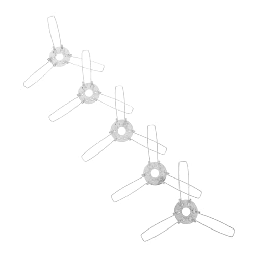 HEALLILY Spring Clips Metal Lampshade Holder Easy Install Lampshade Fixator for DIY