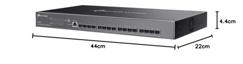 TP-LINK TL-SX3016F Switch Gestionado L2/L2+ Ninguno Negro