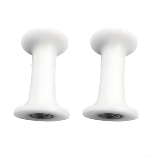 Ruota cuscinetto attrezzature ginniche, plastica e acciaio inossidabile, lunghezza 78 mm, foro di montaggio 8 mm, compatibile con canottaggio ellittico da 70 x 30 mm e macchine per la pancia