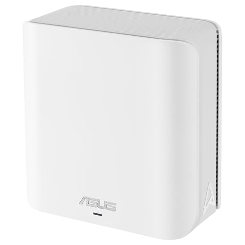 ASUS ZenWiFi BD4 1 Pack   Router Mesh WiFi 7 de Doble Banda, 3600 Mbps, Cobertura de 228m², Dos Puertos 2,5G, Controles de Seguridad y parentales incluidos, Smart Home Master SSIDs   Blanco