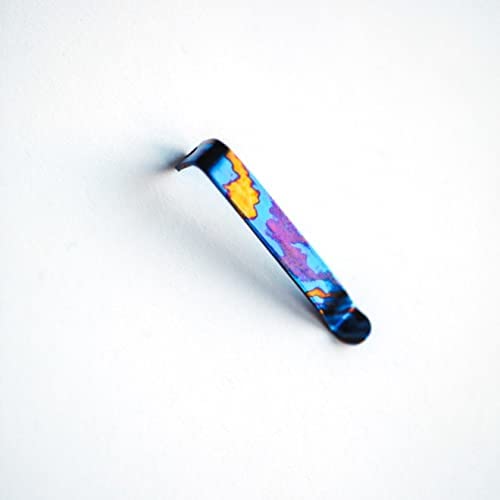 Titanium Damascus Pen Clip (For Bolt Action Pen by BIGiDESIGN)