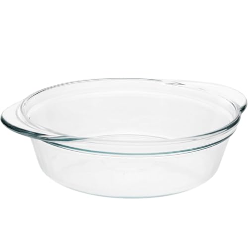 Pyrex Deep Pie Plate 9.5 Inch 2.5 Quart Glass Baking Dish - Made in USA | Deep