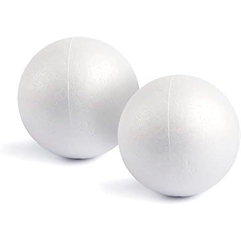 Bolas de Espuma de Poliestireno Blancas (2 unidades) Cover