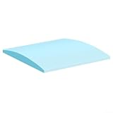 Inserto per cuscino divano ad alta densità, cuscino in schiuma per riparazione sedile cedente, 50 x 50 x 5 cm, imbottitura in spugna duratura per ripristinare forma e comfort, nero (blu)