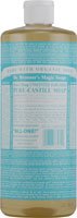 Dr. Bronner's Organic Pure Castile Liquid Soap 18-in-1 Hemp Unscented Baby-Mild - 32 fl oz