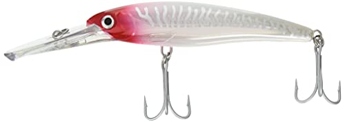 Non esitare ad utilizzare questa esca estremamente realistica: Questo accessorio da pesca dispone di un rivestimento traslucido, una decorazione olografica interna, occhi olografici 3D, 3 Split Ring rinforzati e 4 ami VMC Perma Steel