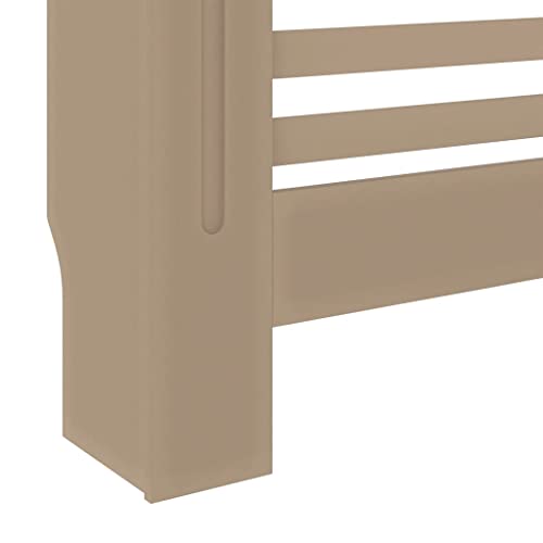 GOLINPEILO MDF Radiator Cover Heater Cover Cabinet Shelf Household Appliance Heating Accessories Home Improvement Furniture Heat Sink, Brown/Horizontal Style, 30.7\"x7.5\"x32.1\"