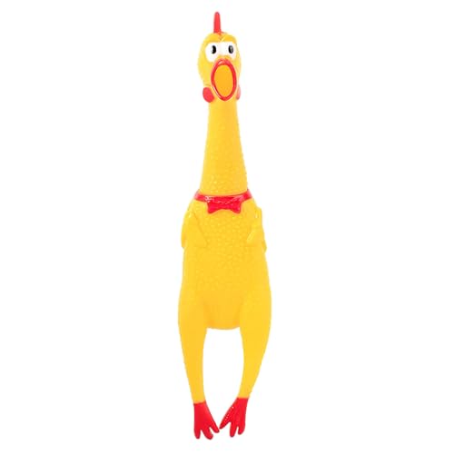 POPLAY Screaming Chicken, Squeaky Chicken Dog Toys Gag Gifts Prank Novelty Toy Party Favors for Kids Adults April Fools Pranks Easter Goodie Bag...