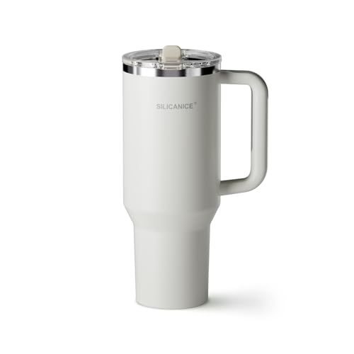 Easy Clean Pro Tumbler - 40 oz Water Bottle with Handle&Quick-Disassemble Flip Straw, Leakproof,Insulated Stainless Steel, Dishwasher Safe, BPA-Free Gifts for Women & Men