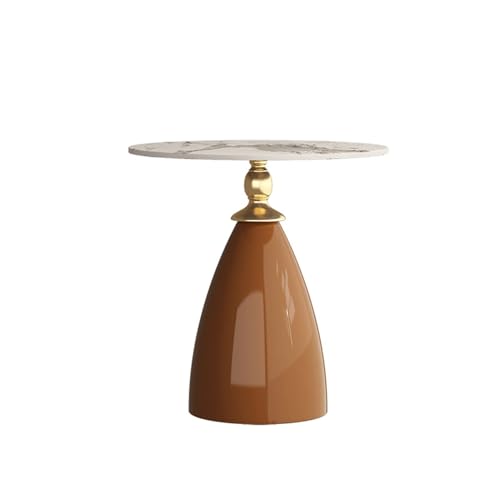 Mesa Auxiliar Mesa Auxiliar De Metal Paletizada, Mesa Auxiliar Redonda, Mesa Plegable Decorativa Pequeña para Sofá, Mesa Auxiliar Redonda De Palet, Mesa Auxiliar para S