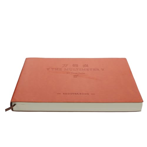 Carnet de compte simple en simili cuir de taille compacte
