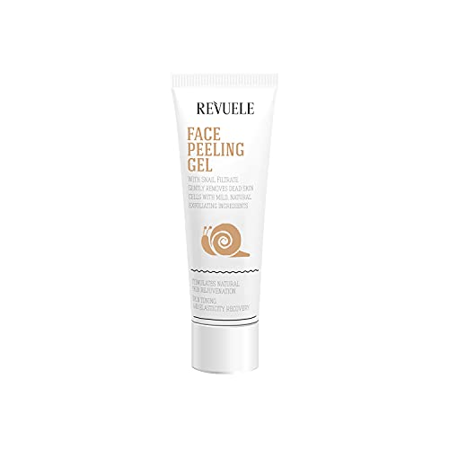 Revuele - Face Peeling Gel with Snail Filtrate - 80ml, 80 ml (Pack of 1)
