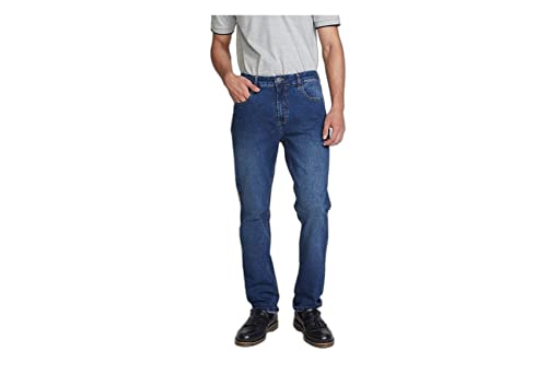 Calça Jeans Masculina Tradicional Com Elastano - Azul 050