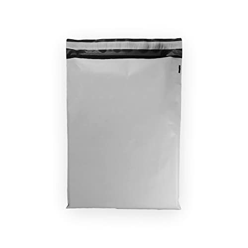 Ecoswift 10 POLY #5(1.7) Ecoswift 12 X 16 White Large Poly Mailer Size #5 Self Sealing Envelopes Plastic Shipping Mailing Bags 12X16 1.7 Mil thumb #1