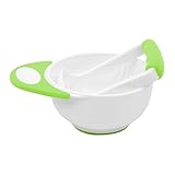 Conception antidérapante : le bol à purée alimentaire est conçu avec une longue poignée pour éviter les brûlures lors de la manipulation d'aliments chauds. La poignée de meulage est épaissie et antidérapante, une prise confortable et