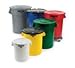 Rubbermaid FG263100BLUE Lid FOR Brute Container 32Gallon Blue 6/Ca