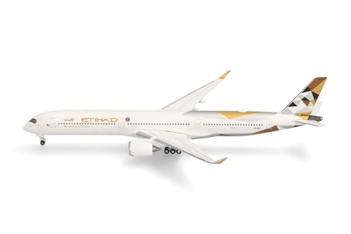 Airbus A350-1000 Etihad Herpa réplique avion métal stable sans socle échelle 1:500