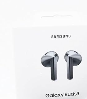 SAMSUNG Galaxy Buds 3 AI True Wireless Bluetooth auricolari, ottimizzazione del suono, interprete in tempo reale, cancellazione del rumore, vestibilità riprogettata, controllo touch, versione