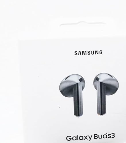 SAMSUNG Galaxy Buds 3 AI True Wireless Bluetooth Earbuds, optimización de sonido, intérprete en tiempo real, cancelación de ruido, ajuste rediseñado, control táctil, versión latinoamericana (plateado)