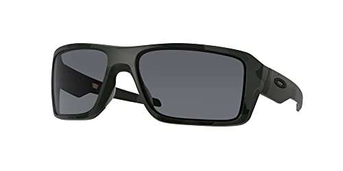 Oakley OO9380 Sunglasses Bundle: OO 9380 938011 Double Edge Multicam Black Gre and Medium Black leash Accessory kit