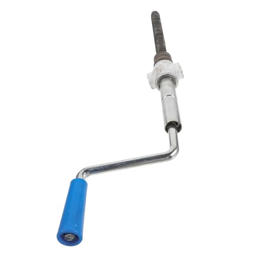 FOMIYES Semi-Electric Handle Assembly Replacement Crank Assembly Crank Handle for Smooth Height Adjustment Low High Crank Handle Nursing Care Crank Handle Stainless Steel