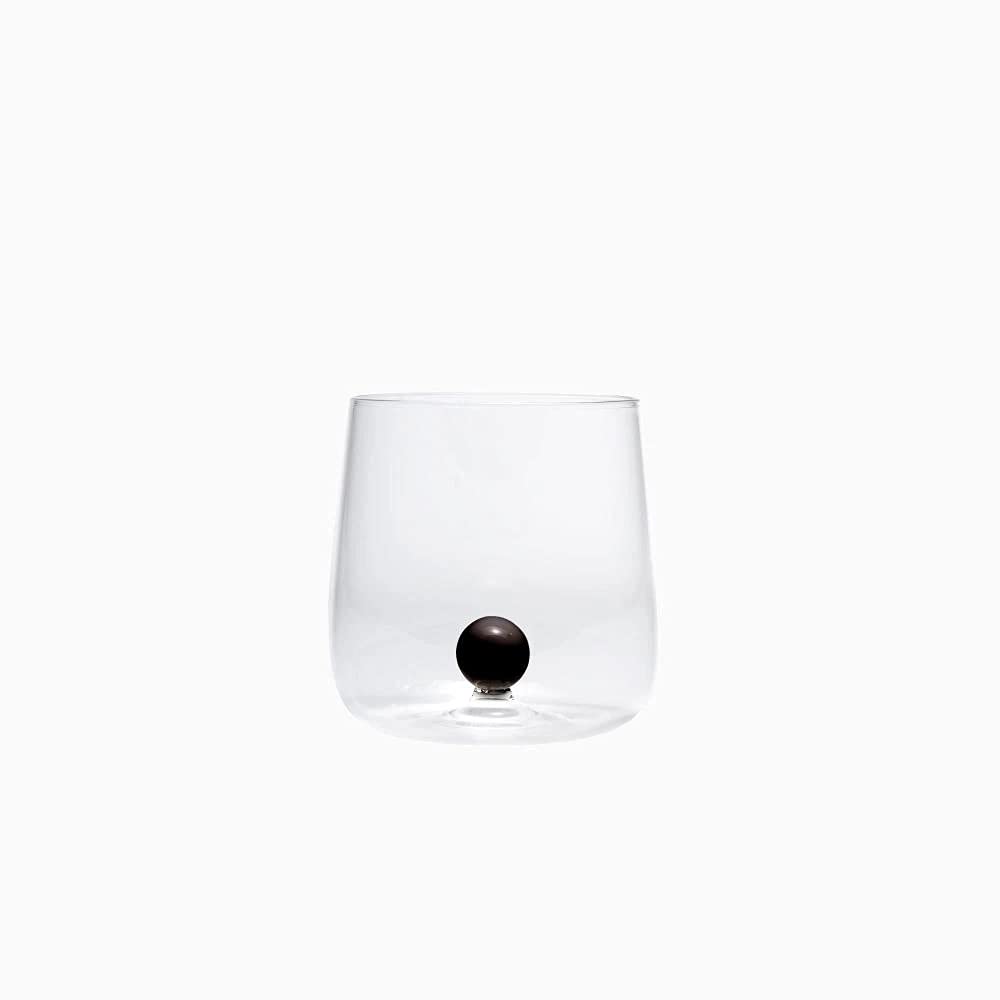 Zafferano Bilia Bicchieri Blu 44 cl Set 6 Pz in Vetro Borosilicato Fatto a Mano