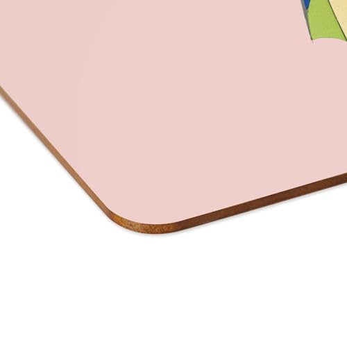 Sets de table en liège rose lot de 4 napperons souples pour protéger des taches - 4