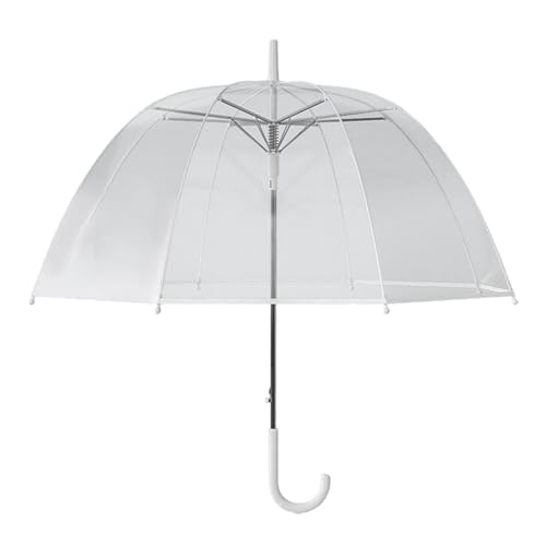 Paraguas para decoración de bodas y eventos con cúpula transparente POE de 32 pulgadas
