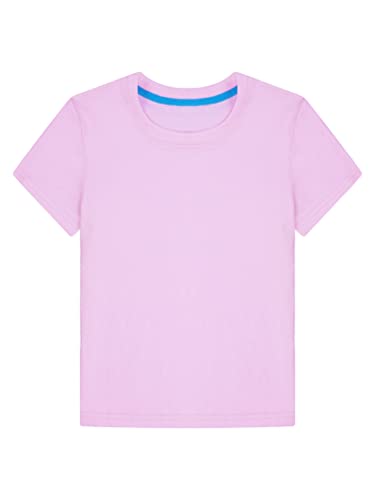 Aislor Kids Boys Girls Crewneck Short Sleeve T-Shirt School P.E Sports Fitness Running Top Undershirt Activewear3