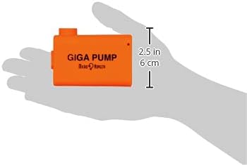 GIGA Pump - Portable Air Pump for Inflatables, Mini Air Pump Inflator USB Rechargeable, Waterproof DC Pump for Air Floats Mattress Balloon Swimming Rings Kid Toys Inflation-Deflation, 4 Nozzles